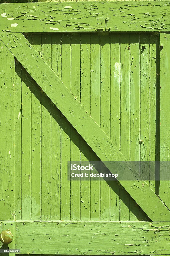 Verde de porta - Foto de stock de Antigo royalty-free