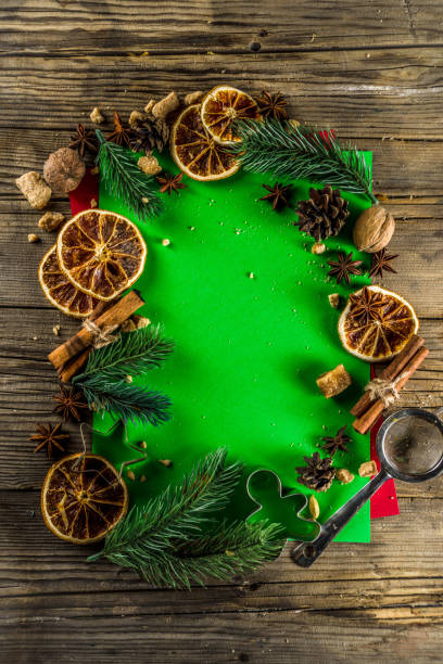 istock Festival Christmas and new year baking background 1169536752