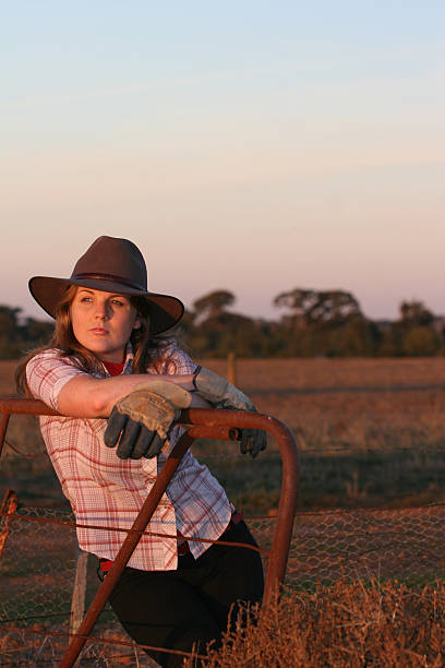 Country Girl stock photo