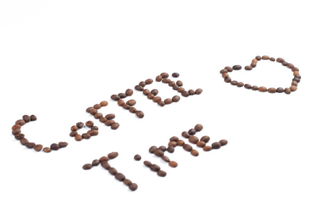 istock Coffee beans isolated on white background.Coffee time.Copy space. 1169546877