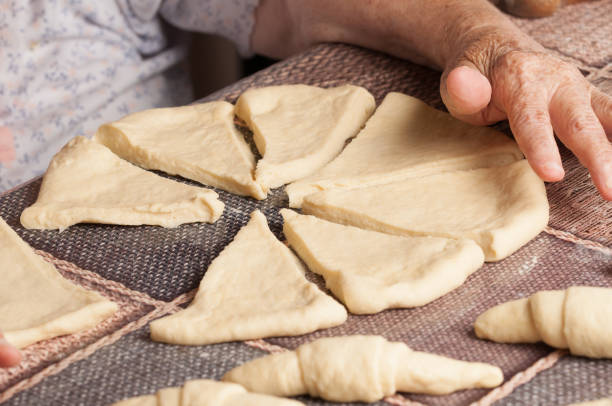 istock Woman making dought.Dought for pizza and bread.Food. 1169549733