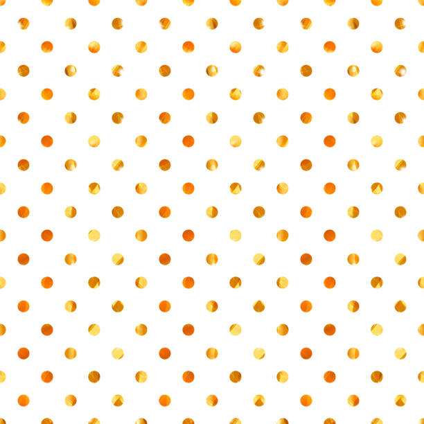 istock Golden autumn seamless pattern, polka dot 1169552279