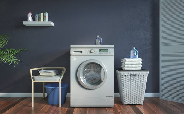 istock laundry room, sink and facades . 3d illustration 1169553761