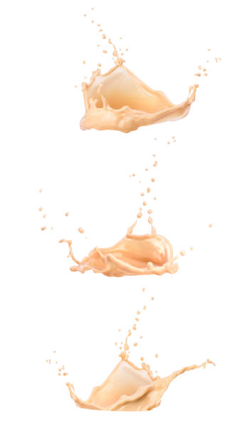 istock milk coffee splashes set  isolated 1169554448
