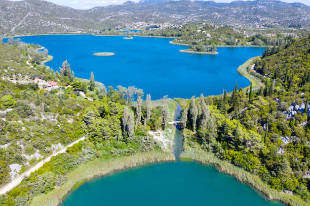 Beautiful landscape, River Krka National Park in Croatia.