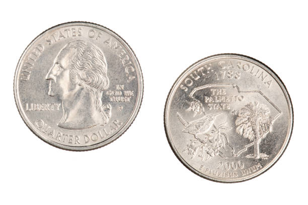 istock South Carolina 2000p State Commemorative Quarter isolated on a white background 1169563484