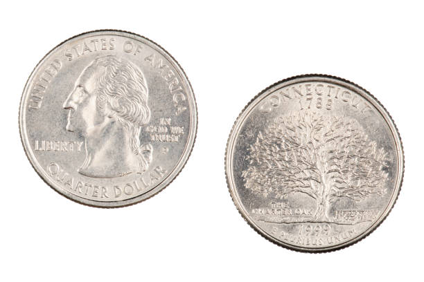 istock Connecticut 1999p State Commemorative Quarter isolated on a white background 1169563598