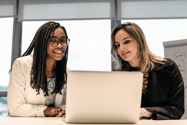 istock young businesswoman working together 1169567767