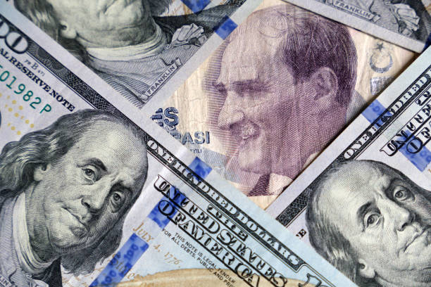 istock US dollars and Turkish lira 1169573599