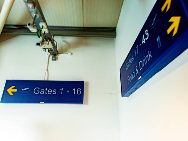 Departure lounge Luton Airport