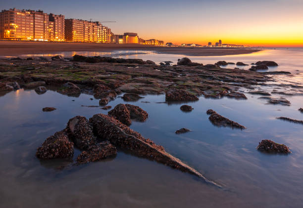 istock Ostend Night Skyline, Belgium 1169587486