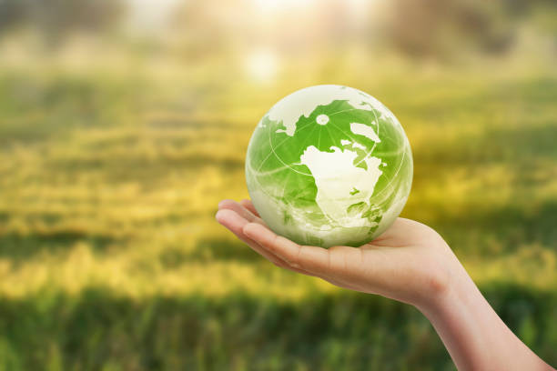 istock Globe ,earth in hand, holding our planet  glowing. Earth image provided by Nasa 1169588200