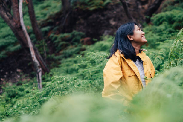 istock Young Women Explore Forest in Bandung 1169595922