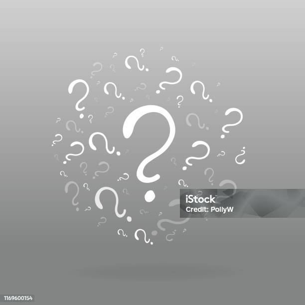 Question Sign Disc Question Signs Colorful Vector Illustration Problem And Priority ...