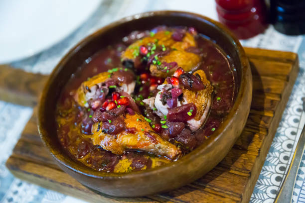 istock Cooked chicken in pomegranate sauce 1169600993