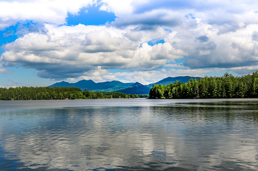 A view of Flagstaff Lake in Eustis in Western Maine