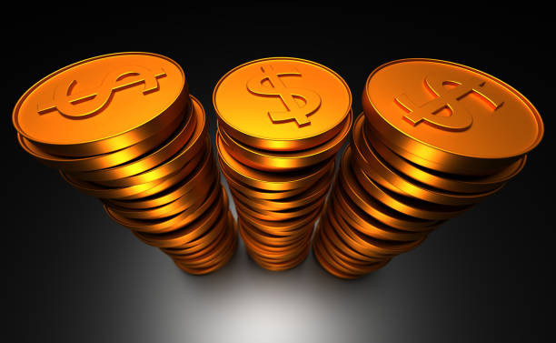 istock A pile of golden coins. 1169609704