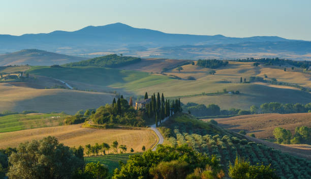 istock Tuscany summer valley early morning 1169611602