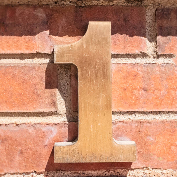 istock A Metal Number One 1169613873