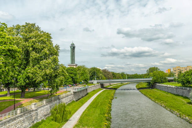 istock Ostrava new city hall with tower, Czech Republic 1169615653