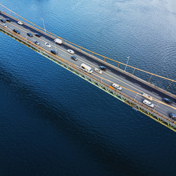 istock Aerial View of MacKay Bridge 1169619080