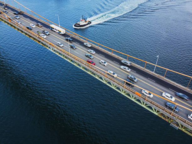 istock Aerial View of MacKay Bridge 1169619101