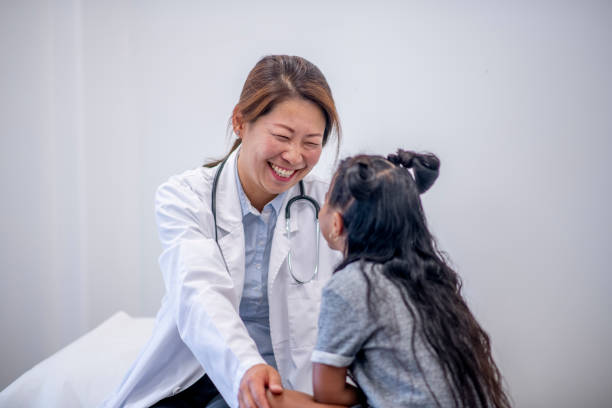 istock Little girl at doctor's office 1169620952