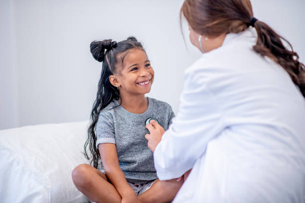 istock Little girl at doctor's office 1169620957