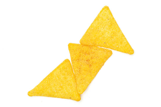 istock Tortilla cheese chips isolated on white 1169626852
