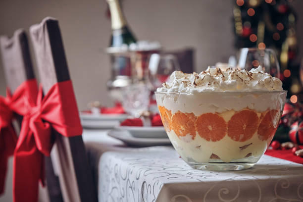 istock Christmas Eggnog Orange Trifle 1169627526