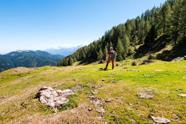 istock Hiker in the mountains. 1169632037