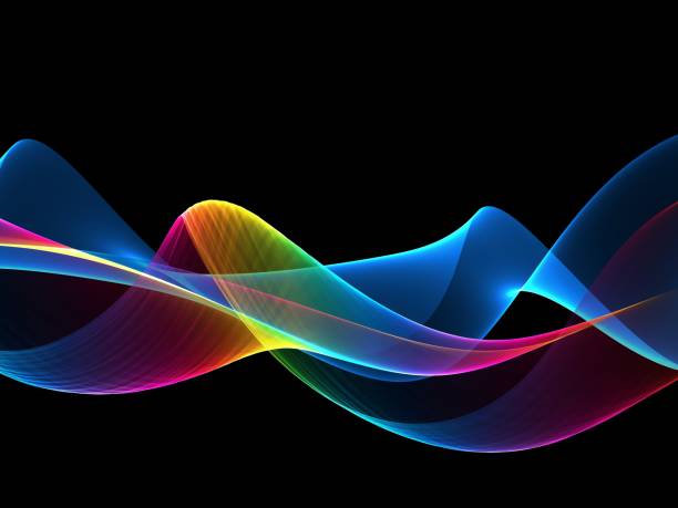 istock Abstract rainbow light wave futuristic background 1169632062