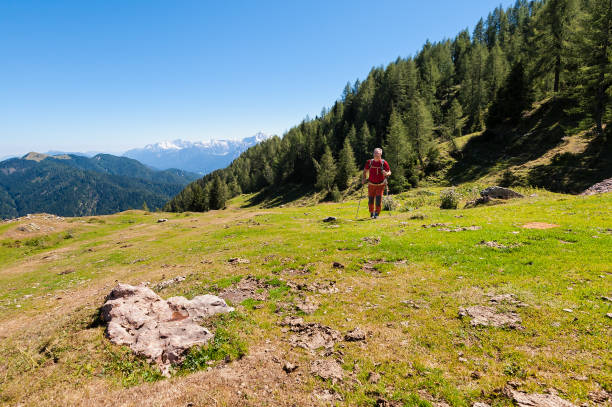 istock Hiker in the mountains. 1169632100