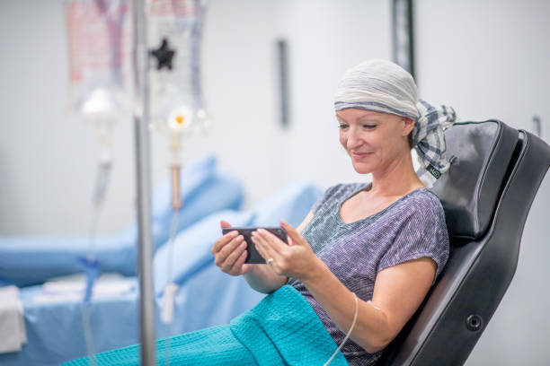 istock Cancer patient in oncology unit 1169640531