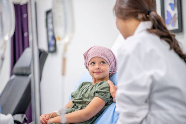 istock Cancer patient in oncology unit 1169640548