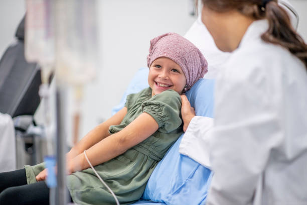 istock Cancer patient in oncology unit 1169640569