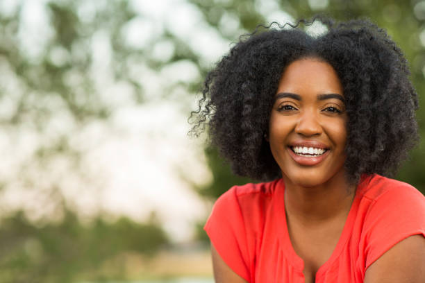 istock Happy woman laughing. 1169651550
