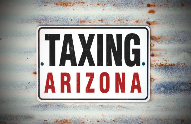istock Taxing Arizona Sign 1169654241