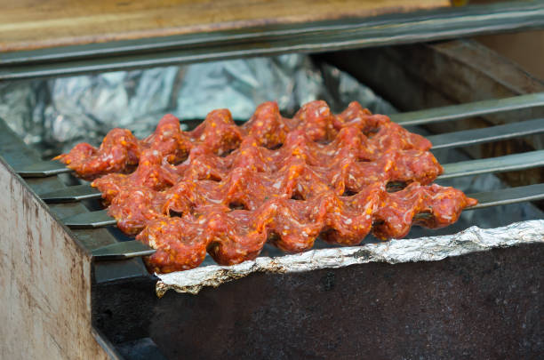 istock Adana kebabs on grill 1169654850