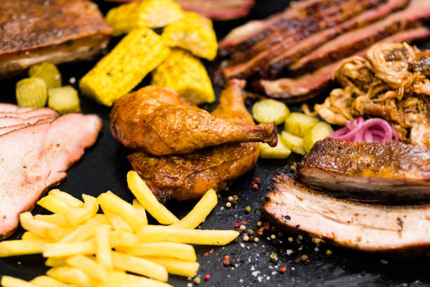 istock steakhouse menu smoked meat poultry assortment 1169655413