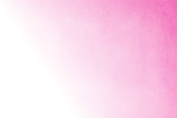 Bright pink and white coloured ombre vector background illustration Soft pink and white coloured vector background illustration. No text. No People. Copy space. Vignetting. The left edge is white. The white merges or blends into the pink in the right creating a mystic haze. run down stock illustrations