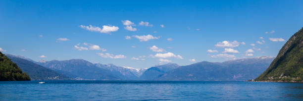 istock Norwegian landscape with fjord 1169656664