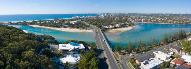 Tallebudgera creek at Palm beach.