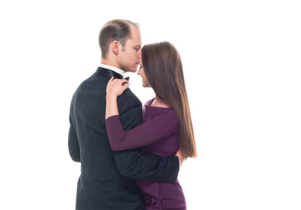 istock Side view of beautiful couple dancing 1169665700