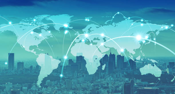 istock Global communication network concept. Worldwide business. 1169668336