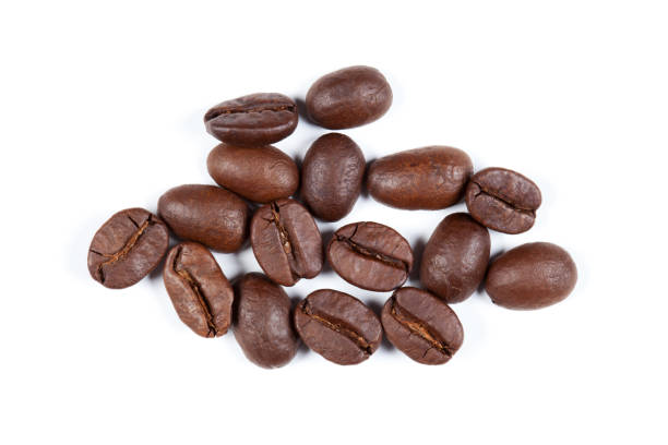 istock coffee beans isolated on white background. 1169671097