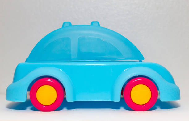 istock Colorful plastic toy car 1169680700