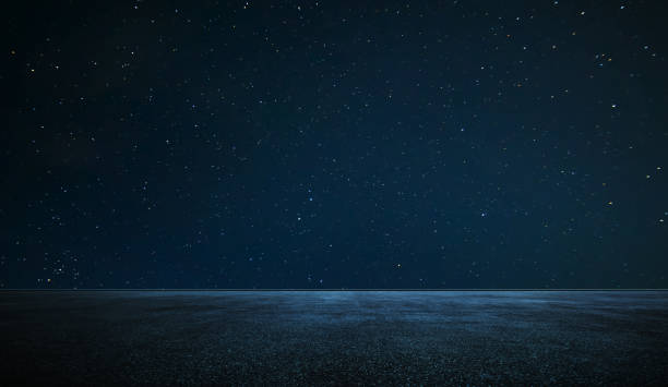 night sky stock photo
