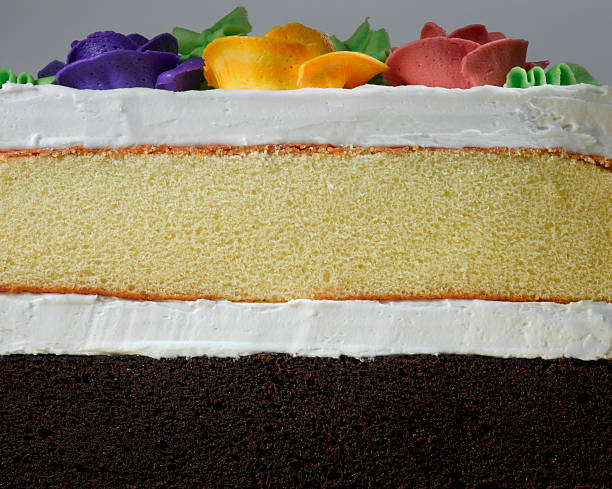 Cake slice  cake texture stock pictures, royalty-free photos & images