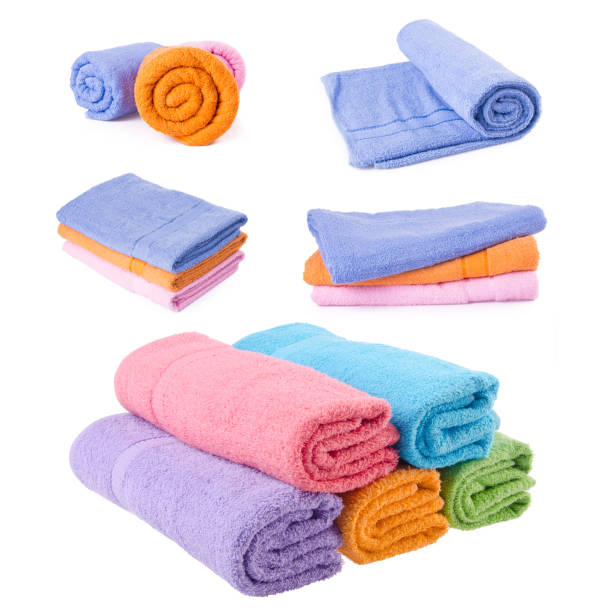 istock towel or bath towel on a background 1169700357